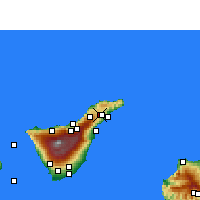 Nearby Forecast Locations - Tenerife Norte - Mapa