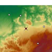 Nearby Forecast Locations - Mequinez - Mapa