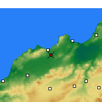 Nearby Forecast Locations - Es Senia - Mapa