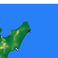 Nearby Forecast Locations - Kélibia - Mapa