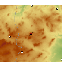 Nearby Forecast Locations - Thala - Mapa
