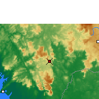 Nearby Forecast Locations - Kindia - Mapa