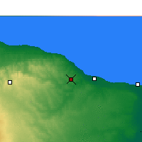Nearby Forecast Locations - Al Khoms - Mapa