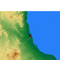 Nearby Forecast Locations - Shalateen - Mapa