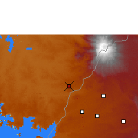Nearby Forecast Locations - Tororo - Mapa