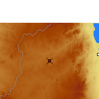 Nearby Forecast Locations - Kasungu - Mapa