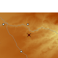 Nearby Forecast Locations - Cataratas Victoria - Mapa