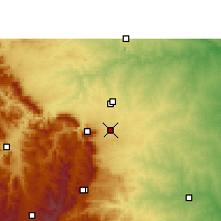 Nearby Forecast Locations - Kampersrus - Mapa