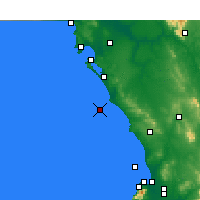 Nearby Forecast Locations - Isla Dassen - Mapa