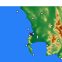 Nearby Forecast Locations - Bahía de la Mesa - Mapa