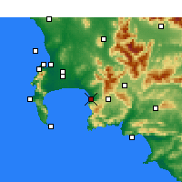 Nearby Forecast Locations - Strand - Mapa