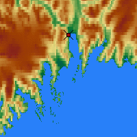 Nearby Forecast Locations - Seward - Mapa