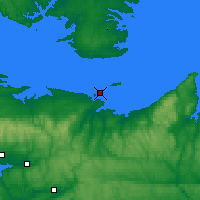 Nearby Forecast Locations - Caribou - Mapa