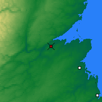 Nearby Forecast Locations - Miramichi - Mapa