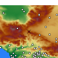 Nearby Forecast Locations - Sandberg - Mapa