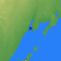 Nearby Forecast Locations - Escanaba - Mapa