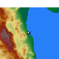 Nearby Forecast Locations - San Felipe - Mapa
