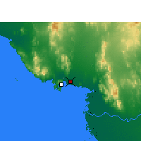 Nearby Forecast Locations - Empalme - Mapa