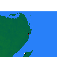 Nearby Forecast Locations - Cancún - Mapa