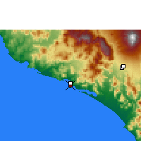 Nearby Forecast Locations - Manzanillo - Mapa