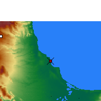 Nearby Forecast Locations - Veracruz de Ignacio de la Llave - Mapa