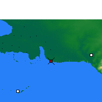 Nearby Forecast Locations - Playa Girón - Mapa