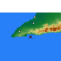 Nearby Forecast Locations - Cabo Cruz - Mapa