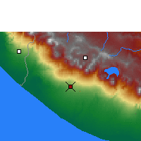 Nearby Forecast Locations - Retalhuleu - Mapa