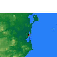 Nearby Forecast Locations - Bluefields - Mapa