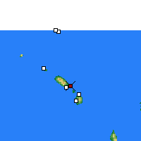 Nearby Forecast Locations - Isla de San Cristóbal - Mapa