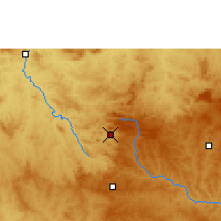 Nearby Forecast Locations - Pirenópolis - Mapa
