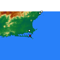Nearby Forecast Locations - Cabo Frío - Mapa