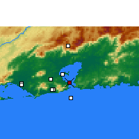 Nearby Forecast Locations - Río de Janeiro - Mapa