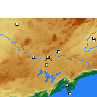 Nearby Forecast Locations - São Paulo - Mapa