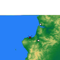 Nearby Forecast Locations - Manta - Mapa