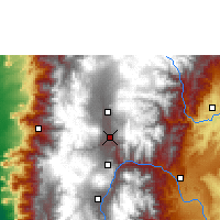 Nearby Forecast Locations - Ambato - Mapa