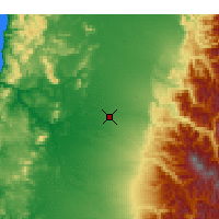 Nearby Forecast Locations - Chillán - Mapa