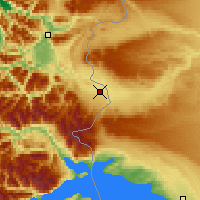 Nearby Forecast Locations - Balmaceda - Mapa