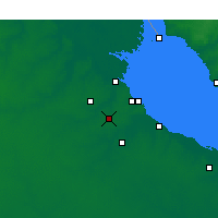 Nearby Forecast Locations - Morón - Mapa