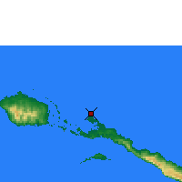 Nearby Forecast Locations - Kavieng - Mapa