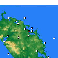 Nearby Forecast Locations - Paihia - Mapa