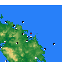 Nearby Forecast Locations - Bahía de las Islas - Mapa