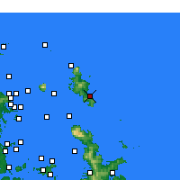 Nearby Forecast Locations - Isla Gran Barrera - Mapa