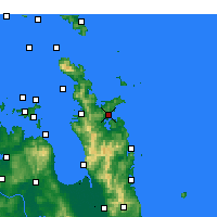 Nearby Forecast Locations - Whitianga - Mapa