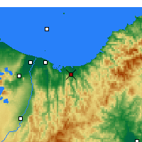 Nearby Forecast Locations - Opotiki - Mapa