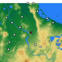 Nearby Forecast Locations - Tīrau - Mapa