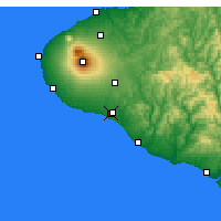 Nearby Forecast Locations - Hāwera - Mapa