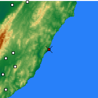 Nearby Forecast Locations - Castlepoint - Mapa