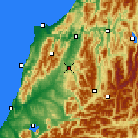 Nearby Forecast Locations - Reefton - Mapa