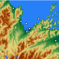 Nearby Forecast Locations - Parque nacional Abel Tasman - Mapa